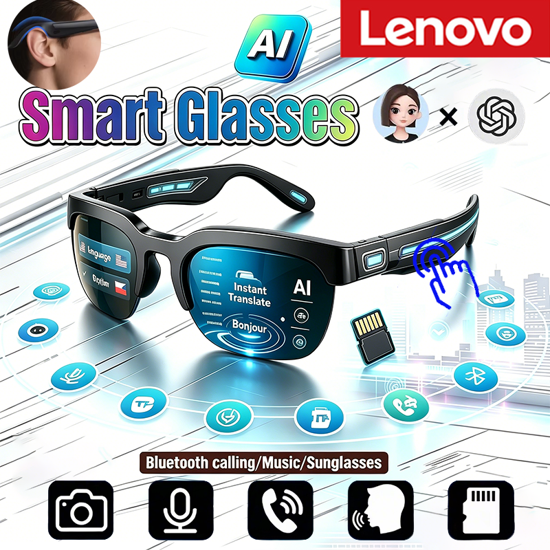 Audio Music For - Lenovo HOT BT Audio Bone-Conduction Smart