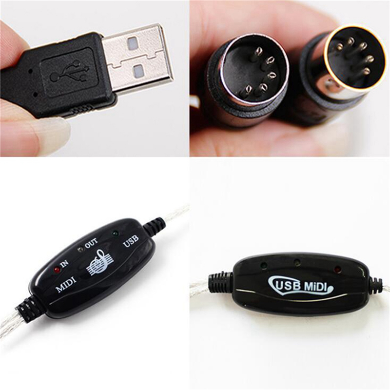 B50B-2X USB To MIDI 5Pin Cable - đánh giá và giá Audio Music Editing