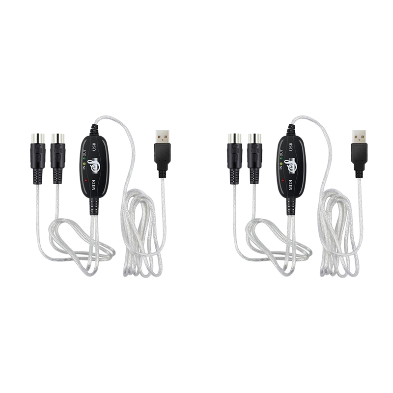 B50B-2X USB To MIDI 5Pin Cable - đánh giá và giá Audio Music Editing