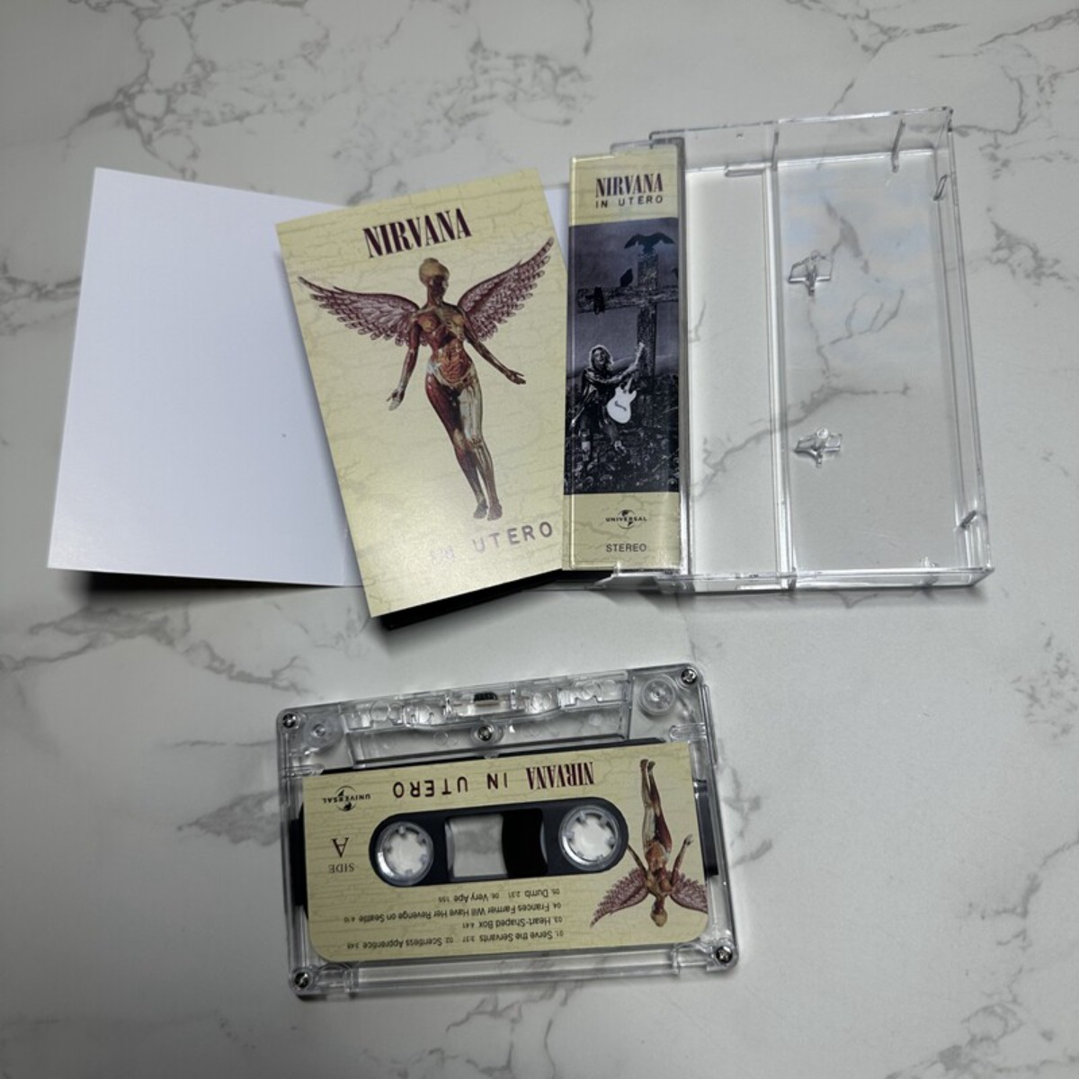 Nirvana in Utero Cassette Tape - đánh giá và giá Audio Music For