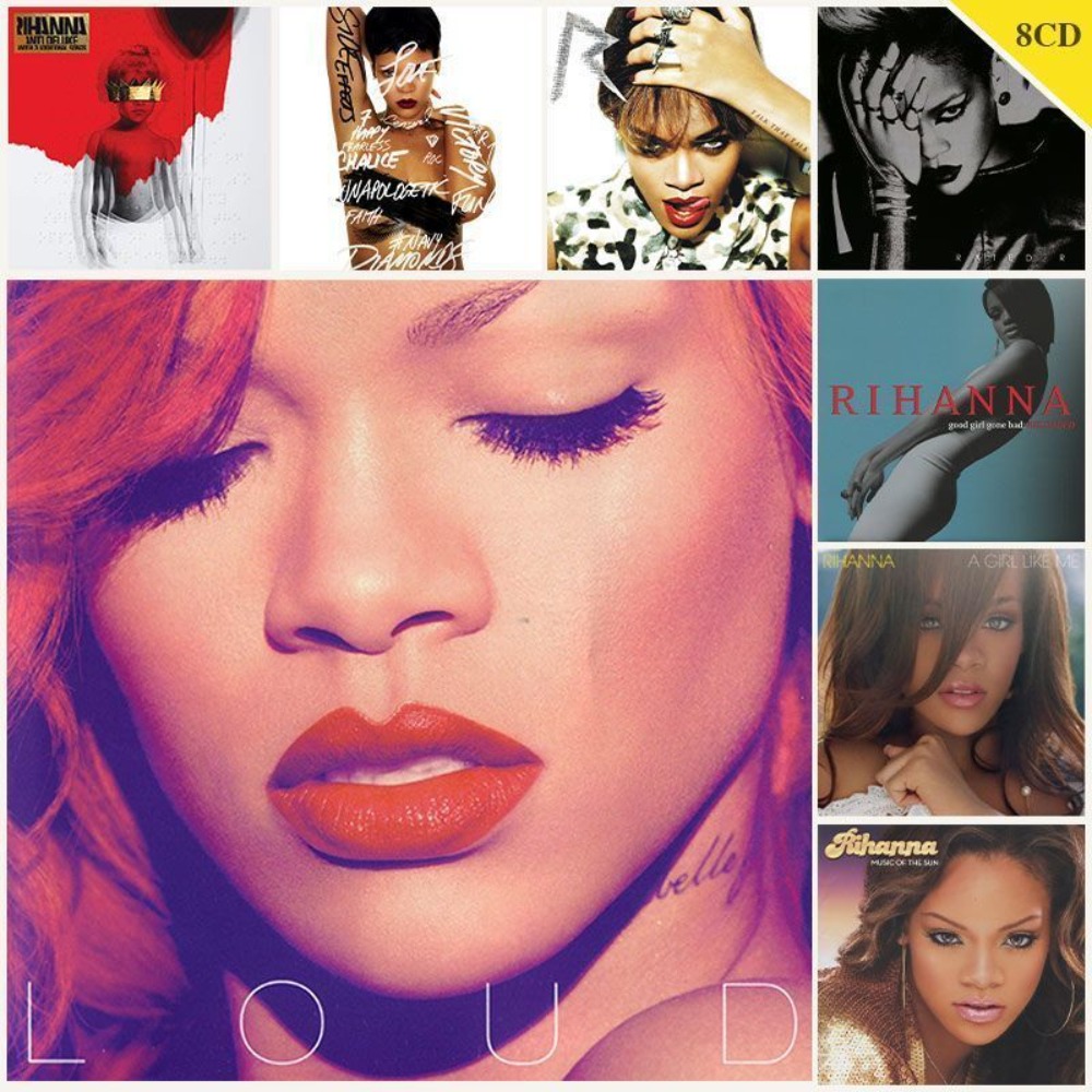 Rihanna 8CD（only Disc）Collecti - đánh giá và giá Audio Music Free