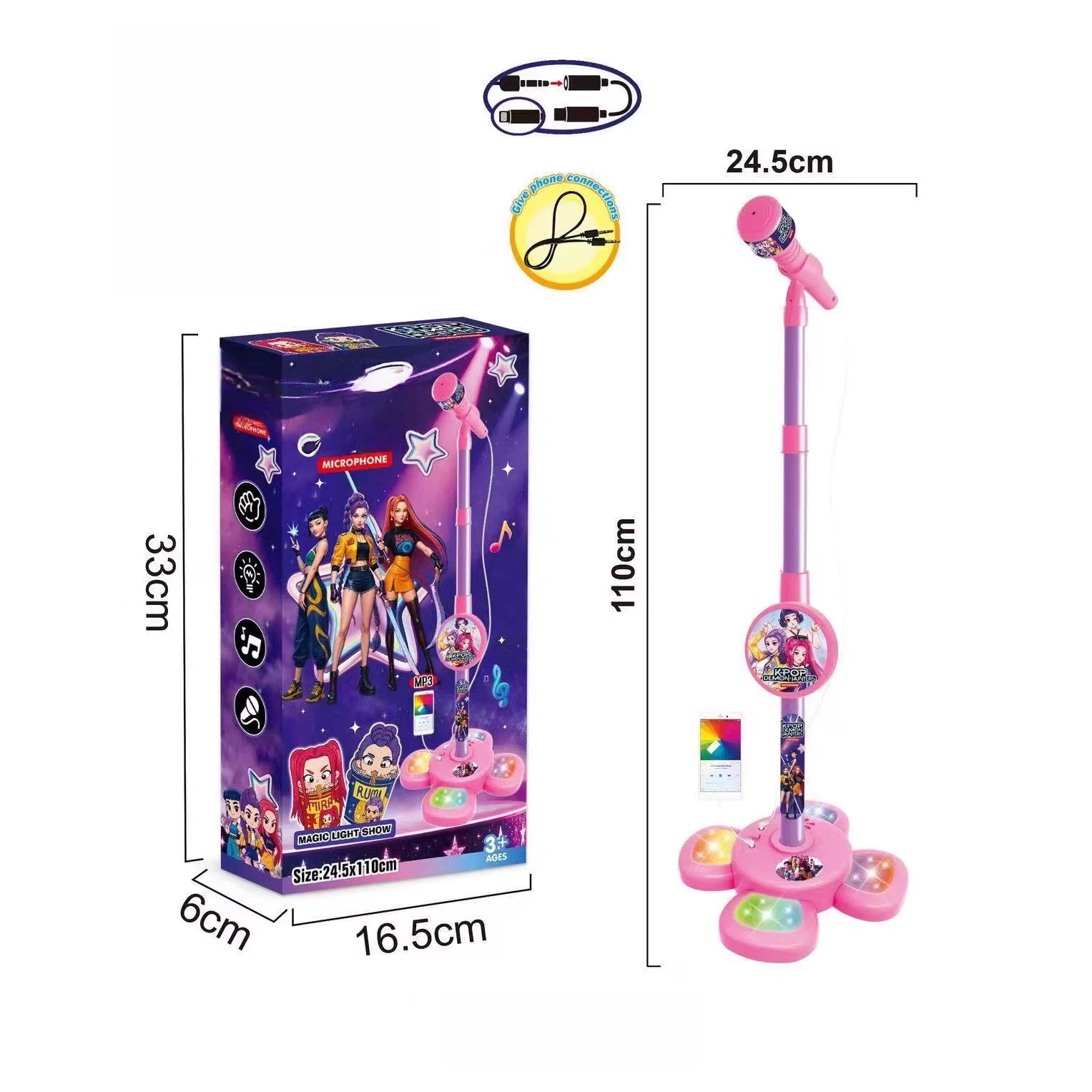 Karaoke Microphone with Stand, - đánh giá và giá Audio Music Editing