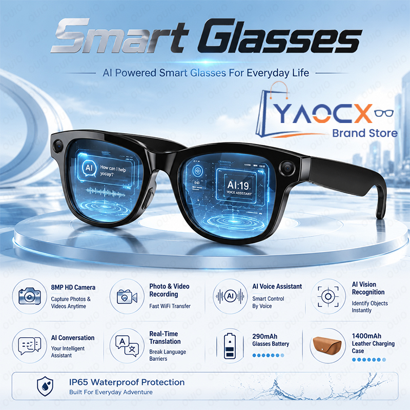 2026 AI Smart Glasses with Cam - đánh giá và giá Audio Music Recognition