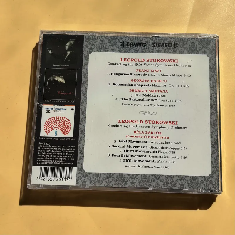 STOKOWSKI RHAPSODIES Rhapsody  - đánh giá và giá Audio Music For