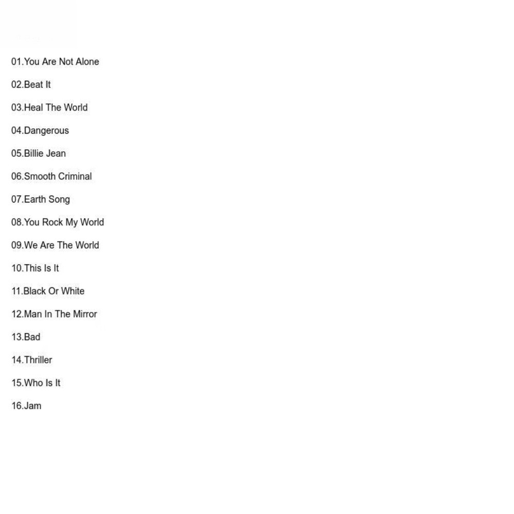 Michael Jackson Greatest Hits  - đánh giá và giá Audio Music Track