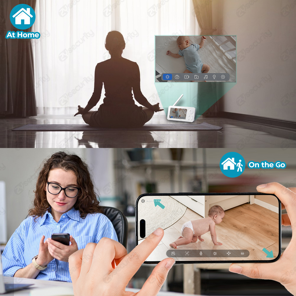 2K WiFi Baby Monitor with App, - đánh giá và giá Audio Music Track