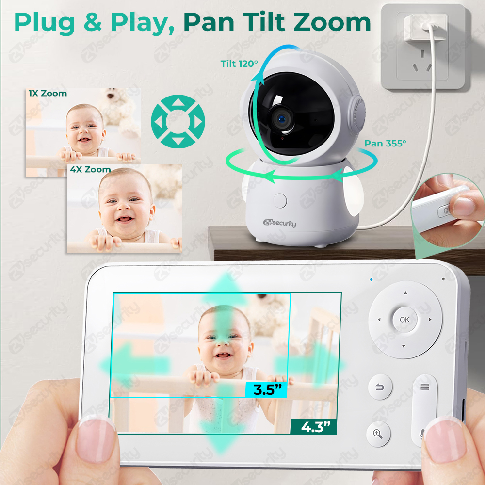 2K WiFi Baby Monitor with App, - đánh giá và giá Audio Music Track