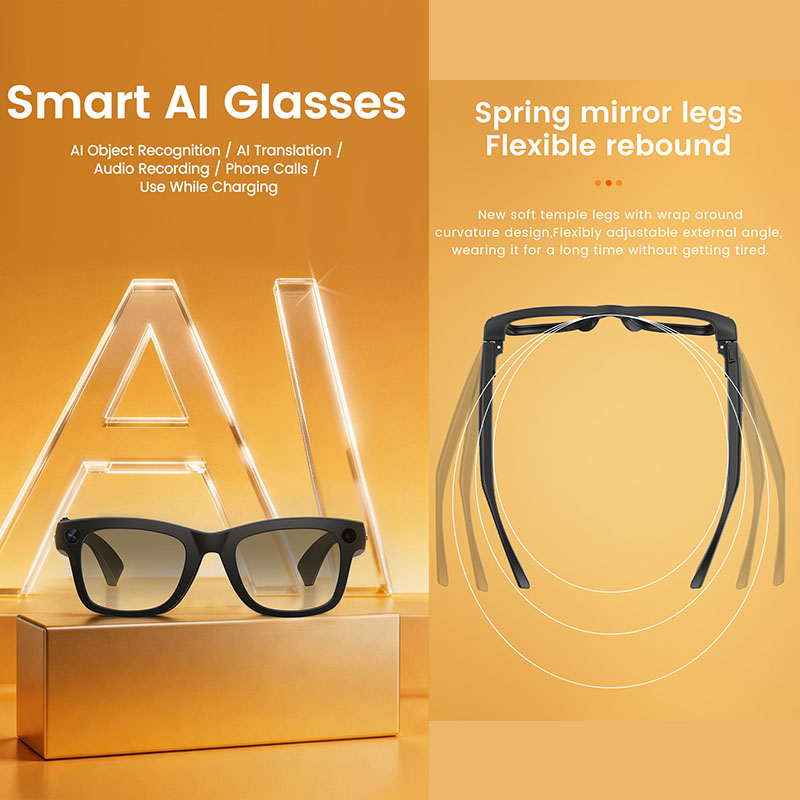 AI Smart Glasses 800W Camera A - đánh giá và giá Audio Music Recognition