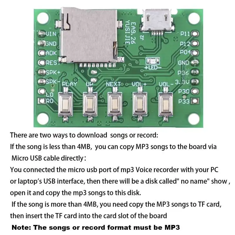 RCmall MP3 Voice Module Kit We - đánh giá và giá Audio Music Download Mp3