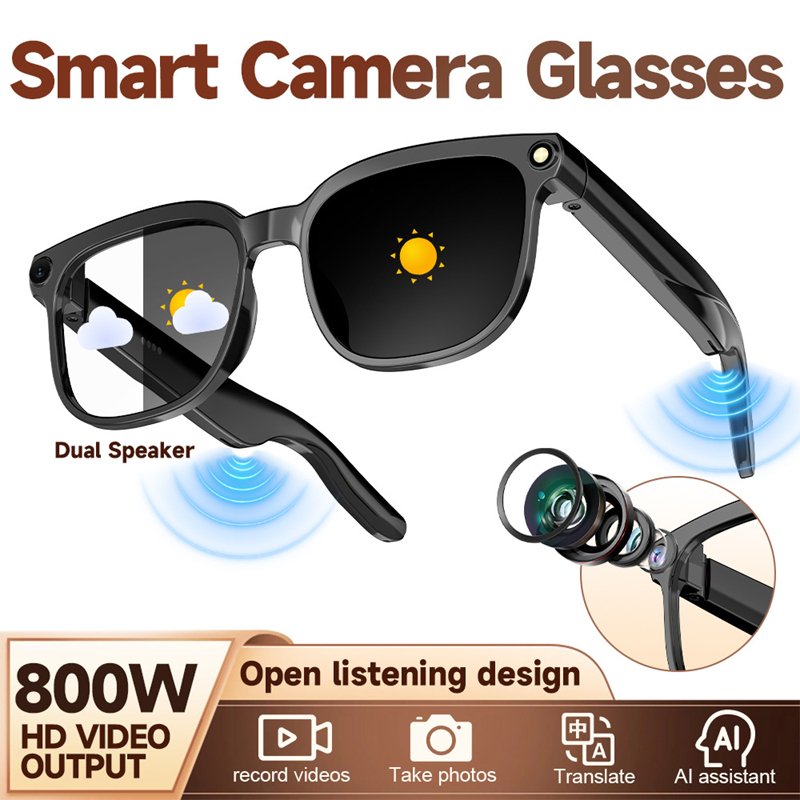 AI Smart Glasses with Camera 4 - đánh giá và giá Audio Music Recognition