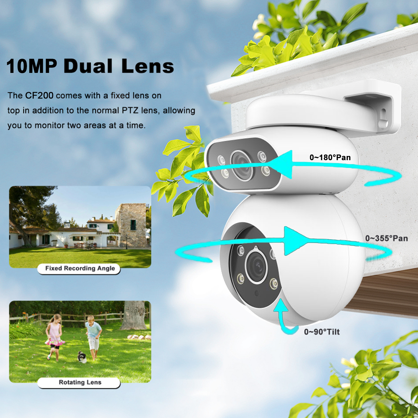 Closeli CF200 5MP IP65 Two-way - đánh giá và giá Audio Music Track